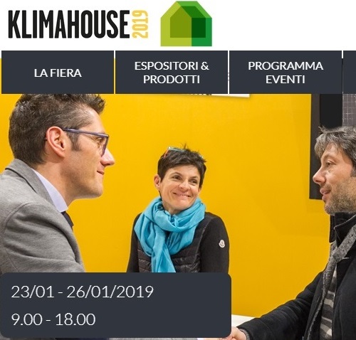 KLIMAHOUSE  BOLZANO 2019