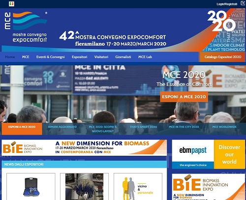 42^ MOSTRA CONVEGNO EXPOCOMFORT - 17-20 Marzo Fieramilano